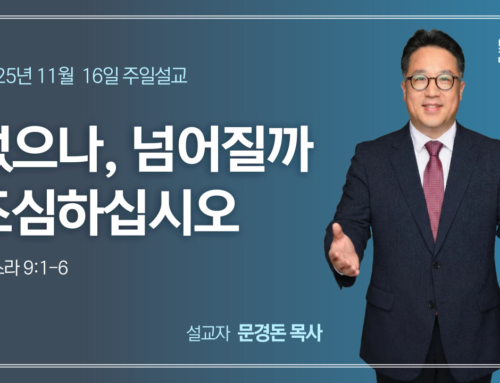 섰으나, 넘어질까 조심하십시오