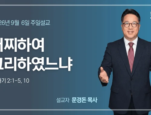 어찌하여 그리하였느냐