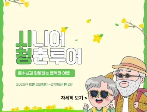 2026년 시니어청춘투어 신청(9/6~9/13까지)